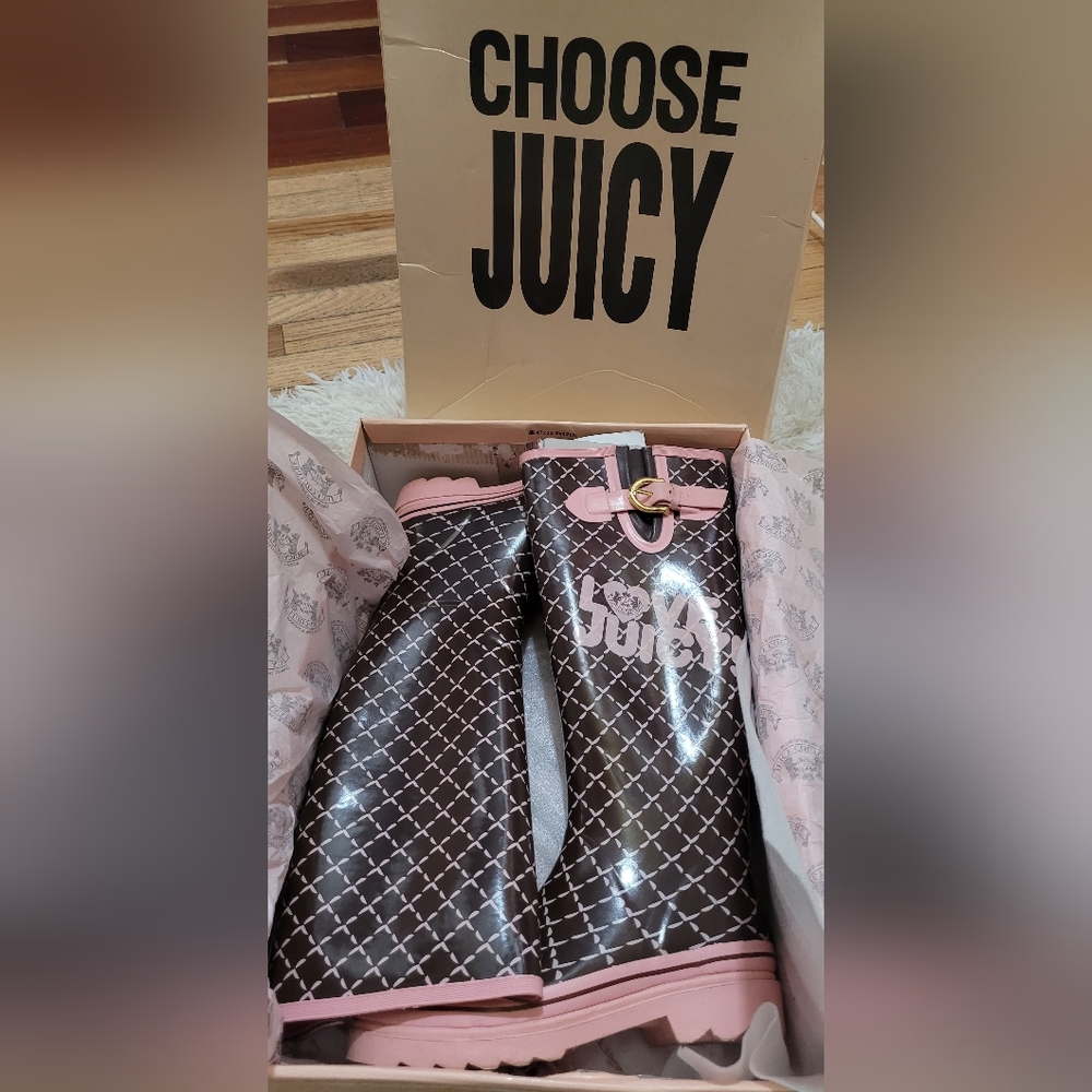Rare HTF Vintage Juicy Couture Rainboots